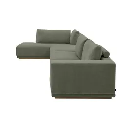 Musterring Eckcouch Mikrofaser 3-Sitzer Beige