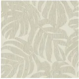 Rasch Textil Vliestapete Pflanzentapete Grau Naturoptik 653106 Mustertapete Welcome Home - Grau