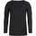 POLARINO Thermounterhemd POLARINO "hoher Wärmerückhalt und atmungsaktiv", Herren, Gr. XL (56/58), 2 Stk., N-Gr, schwarz, Feinripp, Obermaterial: 100% Polyester, unifarben, Rundhals, Unterhemden Thermounterhemd, "Skiwäsche-Set", Skiunterwäsche