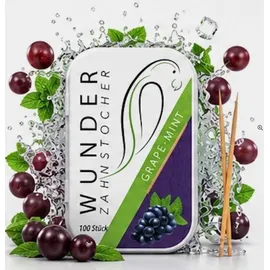 Wunder Zahnstocher Zahnstocher mit Geschmack Traube/Minze 1 St.