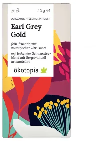 Ökotopia Earl Grey Gold Schwarztee bio (20Btl)