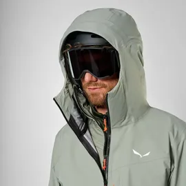 Salewa Sella Free 3L PTX Jacke (Größe L, grau)