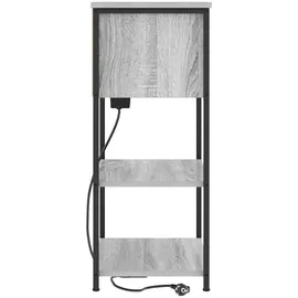 vidaXL Nachttisch Grau Sonoma 55 x 31 x 76 cm Holzwerkstoff