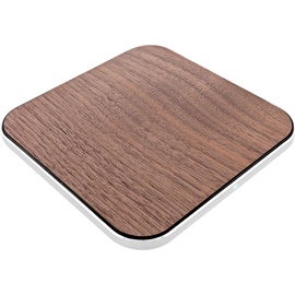 InLine Qi woodcharge, wireless fast charger, Smartphone kabellos laden, 5/7,5/10W/15W, USB-C,