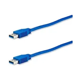 E+P Elektrik USB-A auf USB-A 1,5 m Blau