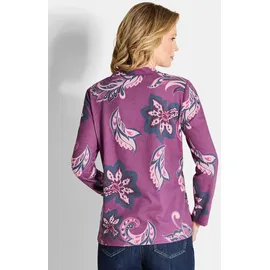 GOLDNER Sweatshirt Paisley-Design Lila 22