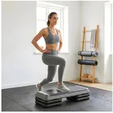 sportnow Aerobic-Stepper Grau 10,5/15,5/20,5cm