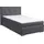 LEONIQUE Boxbett LEONIQUE "Alfie, Bestseller, wahlweise mit Bettkasten", grau (anthrazit), L:206cm, Bezug Bett: Samtvelours (100% Polyester), Bezug der Spiegelfläche Matratzendrell aus 100% Polyester.