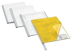 Preisvergleich Produktbild 25 DURABLE Klemmschienen transparent DIN A4 100 Blatt