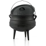 BBQ-Toro Dutch Oven Potjie 14 l Gusseisen schwarz