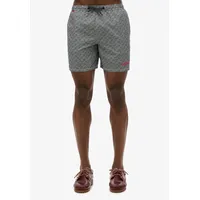 Superdry Aop 16 ́ ́ Badeshorts - Superdry Black White - L