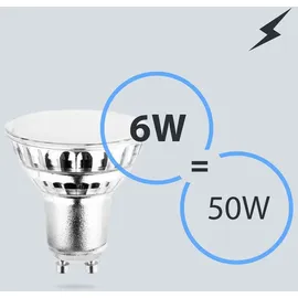 Lumiled Reflektorlampe 10x GU10 6 W 6500 K Kaltweiß