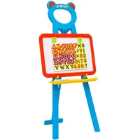 vidaXL 2-1 Staffelei, Kreidetafel und Schreibwand für Kinder