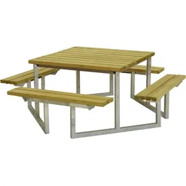 Plus Garten-Essgruppe »Twist« Kombimöbel, (1-tlg), 204x204x73/45 cm beige