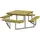 Plus Garten-Essgruppe »Twist« Kombimöbel, (1-tlg), 204x204x73/45 cm beige