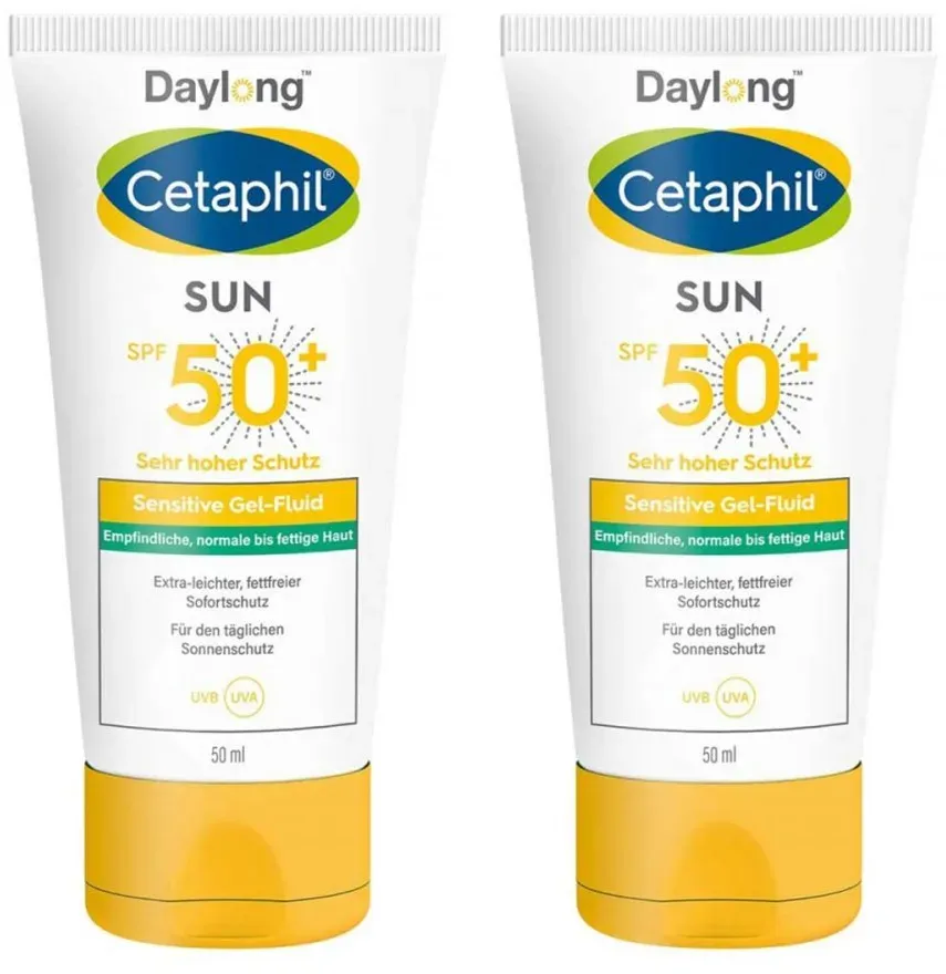 Cetaphil Sun Daylong SPF 50+ Sensitive Gel-Fluid Gesicht