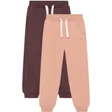 MINYMO Sweathose MIGirls 2er-Pack in rosa | Gr.: 128