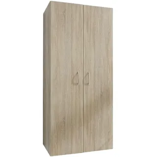 Sconto Multiraumkonzept 70 x 185 x 40 cm eiche sägerau