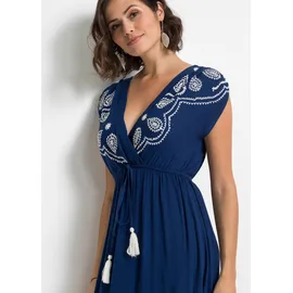 bonprix Maxikleid Blau 50