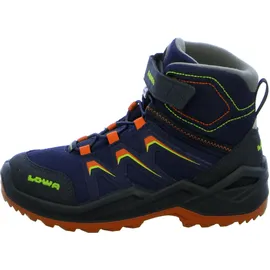 Lowa Maddox Warm GTX Mid Kinder Navy/Orange 28