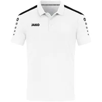 Jako Herren Poloshirt Power, Weiß, S