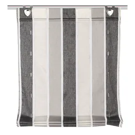 Home fashion Raffrollo LOSANA 80 x 130 cm grau