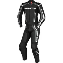 IXS Sport RS-800 1.0 2-Teiler Motorrad Lederkombi, schwarz/grau/weiß, - 265