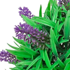 vidaXL Buchsbaumkugel mit Lavendel 2 Stk. Künstlich 28 cm