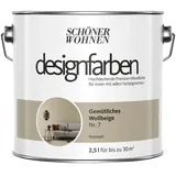 Schöner Wohnen Designfarben 2,5 l gemütliches wollbeige