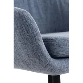 CLP Barhocker 2er Set 55 x 99 x 46 cm Blau