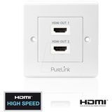 PureLink PureInstall PI105 Steckdose HDMI Weiß