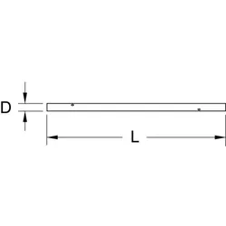 1" Universal-Griffstange, 540mm