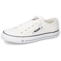 Dockers by Gerli Damen, Low-Top Sneaker, Frauen Halbschuhe,schnürschuhe,schnürer,Business,Freizeit,straßenschuhe,Weiss,43 EU