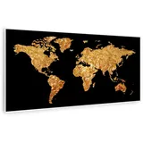 Klarstein Air Art Smart Infrarotheizung Goldene Karte 120x60cm 700W Weiß