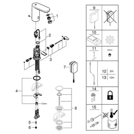 Grohe EurosmartCE Einhandmischer Chrom