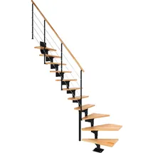 DOLLE Mittelholmtreppe Boston 1/4gew. Anthrazit FSC®