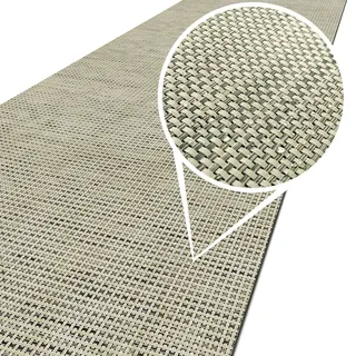 ANRO Läufer In-/Outdoor Teppich wasserfest Balkon Teppich auch für Balkon und Terasse Flur Bodenmatte wetterfest Desert Abwaschbar 120 x 50cm