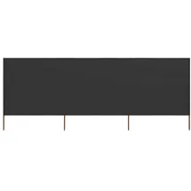 vidaXL Windschutzgewebe 400 x 80 cm grau