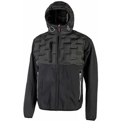 U-Power  Softshell & Steppjacke  Spock - grey meteorite - S