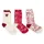 Thalia Socken 3er Set Punsch & Schleife 36-41