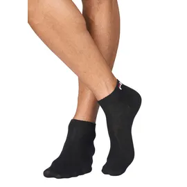 Fila UNISEX INVISIBLE PLAIN SOCKS Kurzsocken 6er Pack Schwarz 39-42
