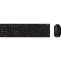 Asus W5000 Wireless Keyboard and Mouse Set, COPILOT, schwarz, USB, DE (90XB0430-BKM3J0)