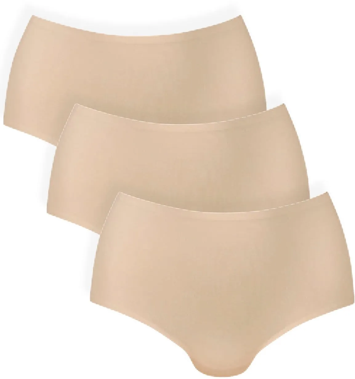 Anita since 1886 High-Waist-Slip »Essential High-Waist- Slip 3-er Pack«, (3er Pack), unsichtbar unter enger Kleidung, nahtlos, dehnbar Anita since 1886 desert L/XL