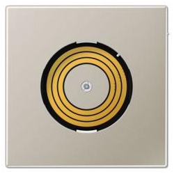 Jung Abdeckung Plug &  Light (Edelstahl)