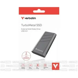 Verbatim TurboMetal SSD 2 TB USB4 Silber 32022