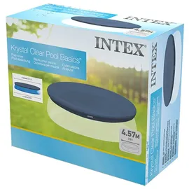 Intex Poolabdeckung blau Ø 457 cm