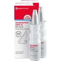 2er Set Nasenspray sine AL 0,5 mg/ml Nasenspray konservierungsmittelfrei 10 ml