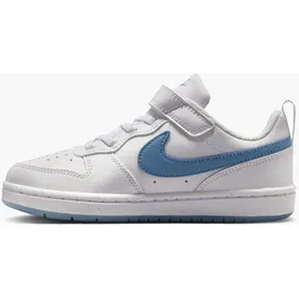 Nike Court Borough Low Kinder Weiß/Blau 29,5