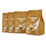 by Amazon Kaffeepads Gold 100% Arabica, Geeignet für Senseo Maschinen, Lichte Röstung, 36 Stück, 4er-Pack