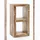 KADIMA DESIGN Ewa Standregal 45 x 35 x 90 cm Beige